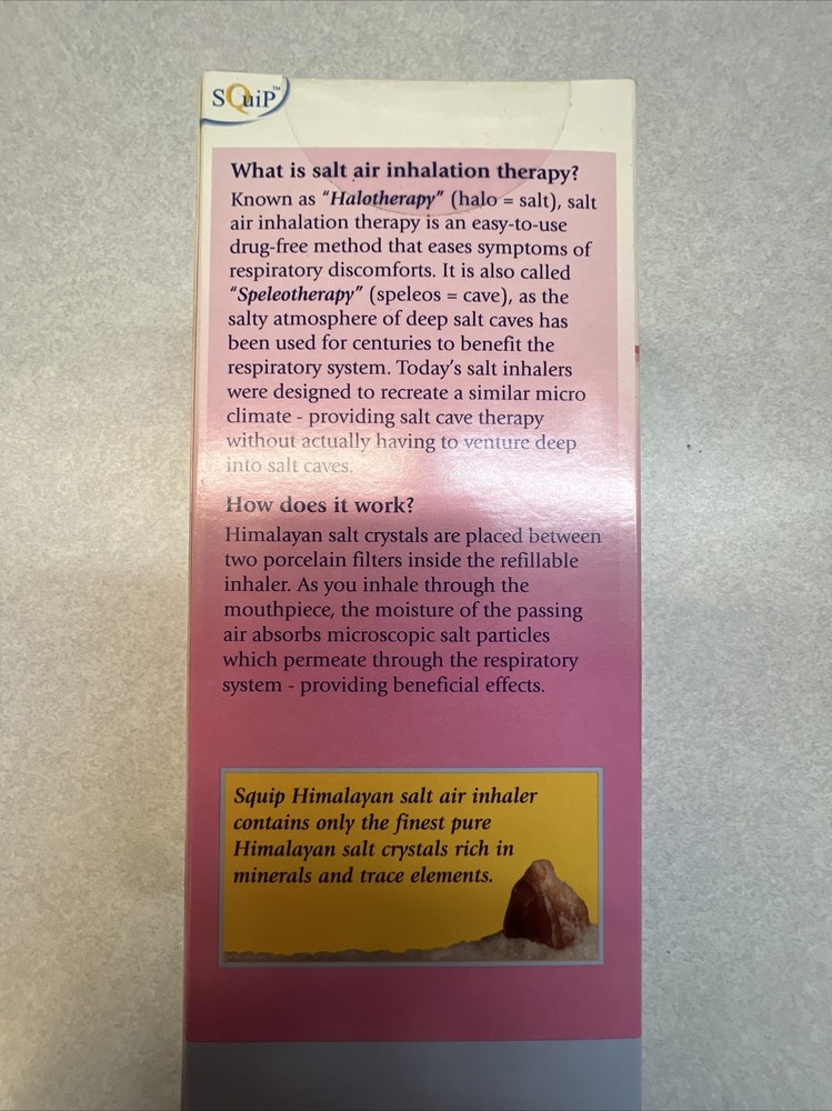 Squip Himalayan Salt Air Inhaler