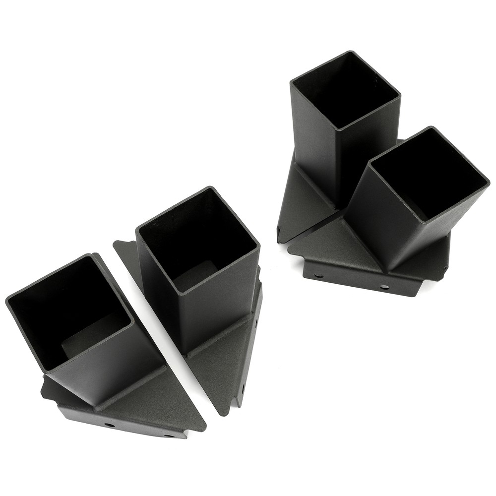 4 Pack Compound Angle Heavy Duty Deer Elevator Brackets Tree Stand Powder coated