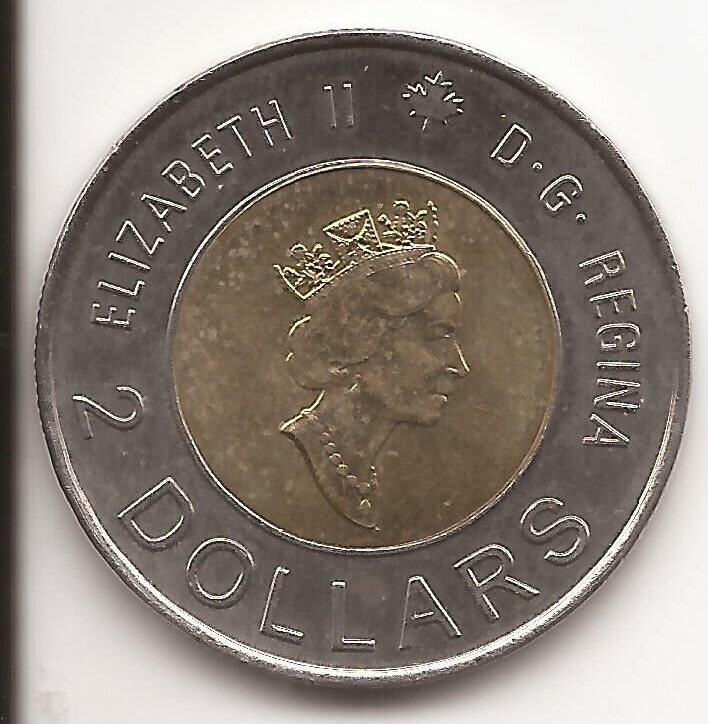 Canadian 2 Dollars "Knowledge" 2000 KM# 399b