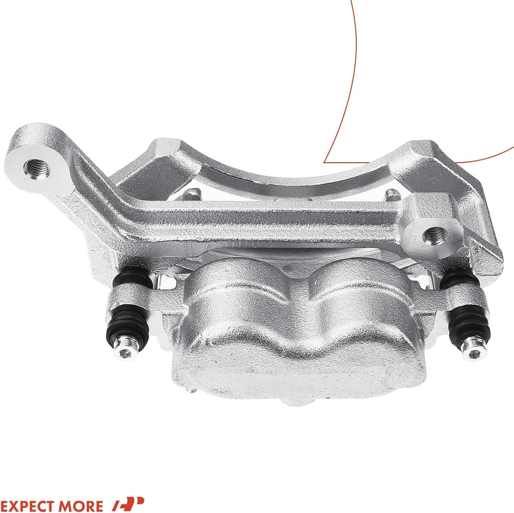 Disc Brake Caliper Assembly with Bracket Compatible with Select Dodge Models - R