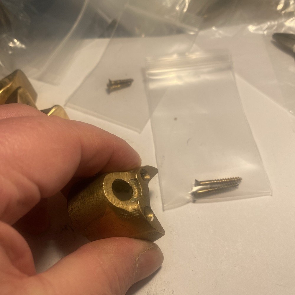 CVA Hawkens Brass Nose Cap 1" (New/Old) Muzzleloader.