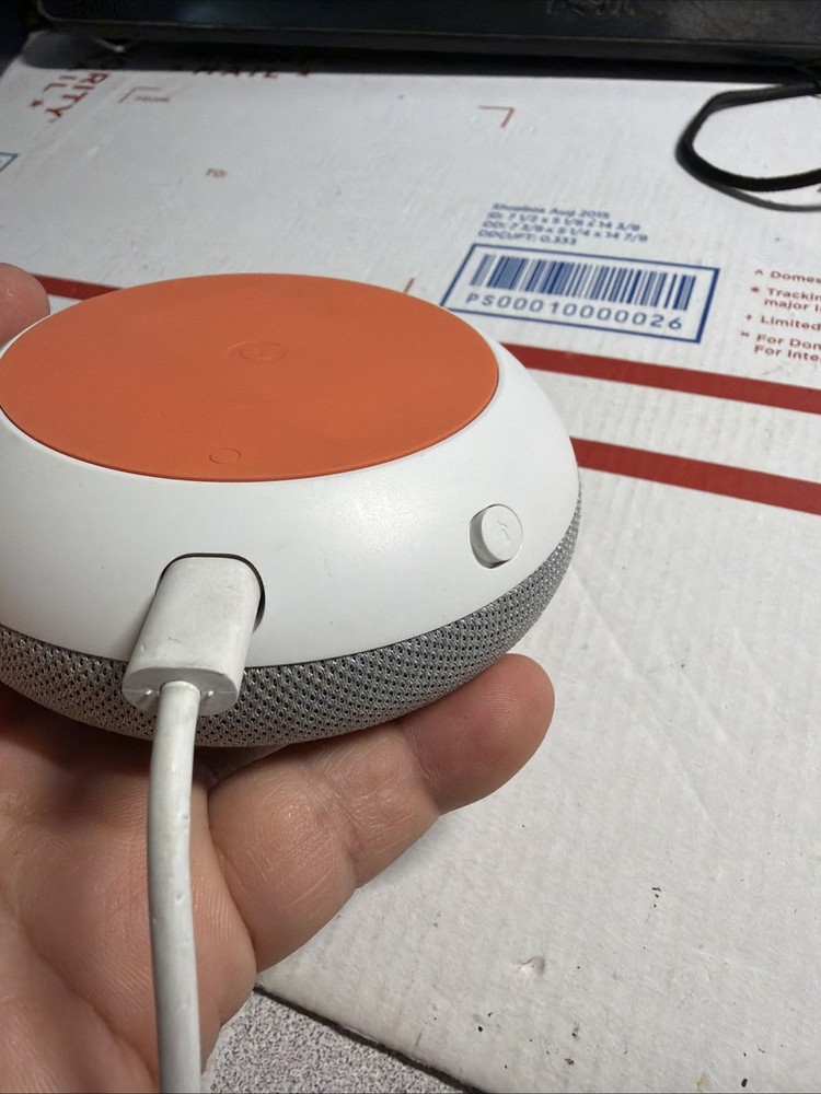 Google H0A Home Mini Smart Speaker 1st Generation SN:9704LR19PM