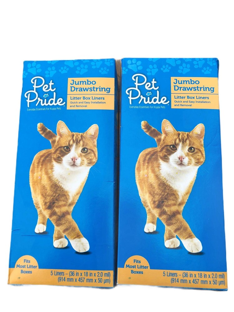 Jumbo Drawstring Litter Box Liners 10 Count