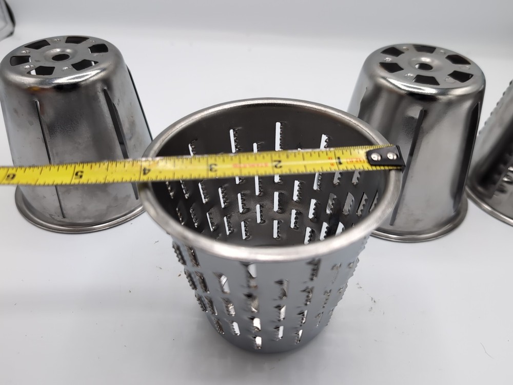 KitchenAid Rotor Slicer Shredder Model RVSA -Replacement 4 Cones