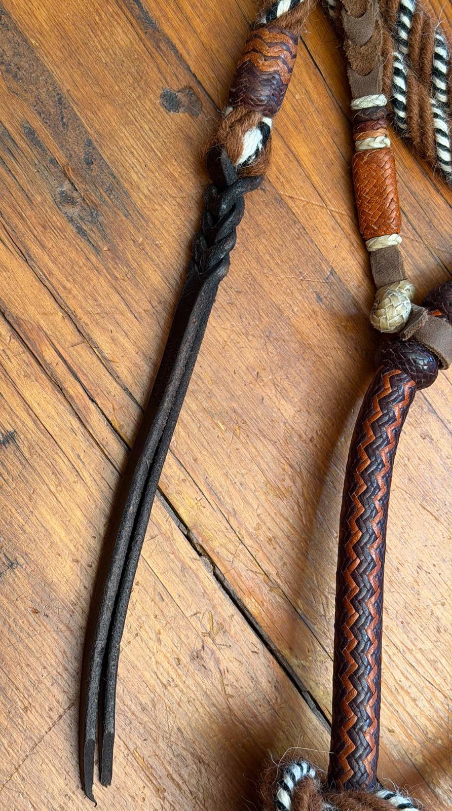 Cowboy Vaquero 5/8" Fancy KANGAROO HACKAMORE By Jimmy Flores Of California