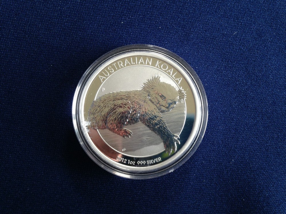 2012 Australia $1 Silver Koala Gem BU One Ounce E5976