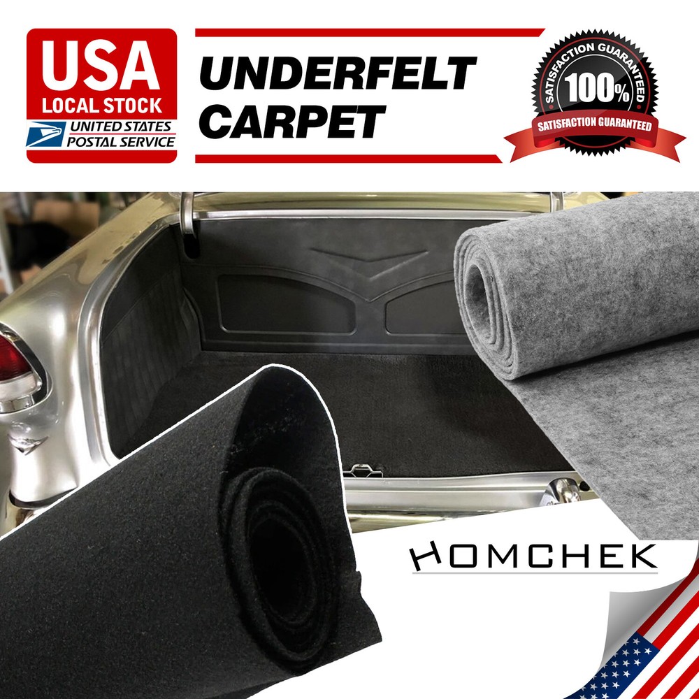Auto Felt Carpet Speaker Sub Box Flooring Padding Upholstery Trunk Liner Replace