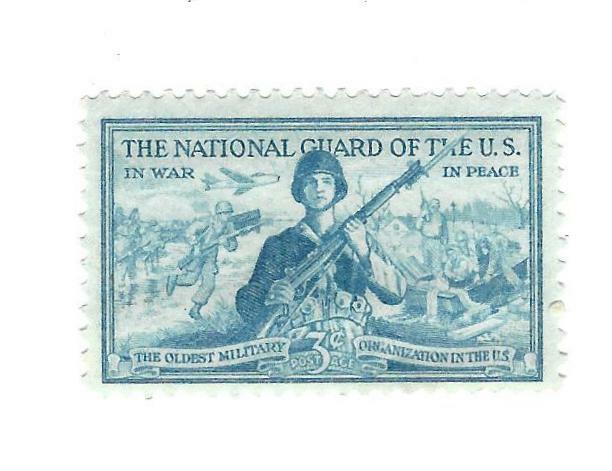 STAMP US SCOTT 1017 "National Guard"  1953 MNH 3 CENT