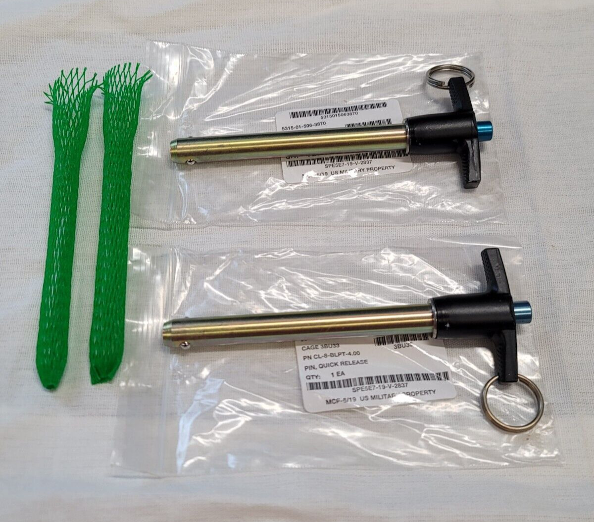 Push Ball Lock Clevis Pin T-Handle Quick Release 1/2" 4 CL-8-BLPT-4" Locking