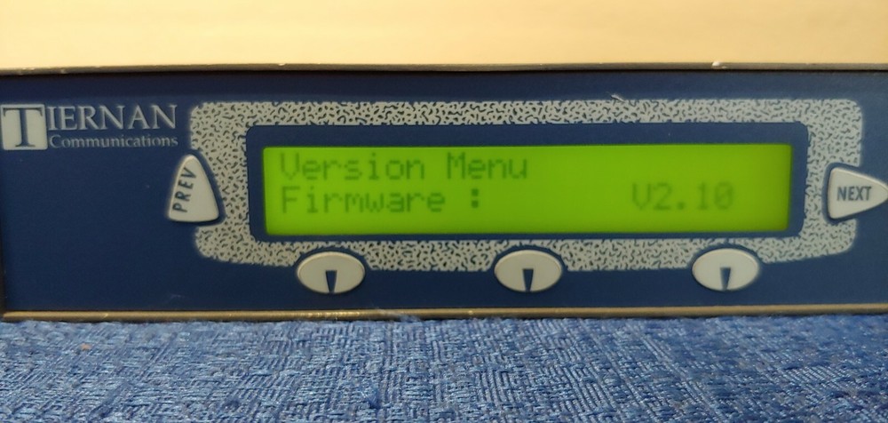 Tiernan TDR77 MPEG2 IRD Integrated Receiver Decoder