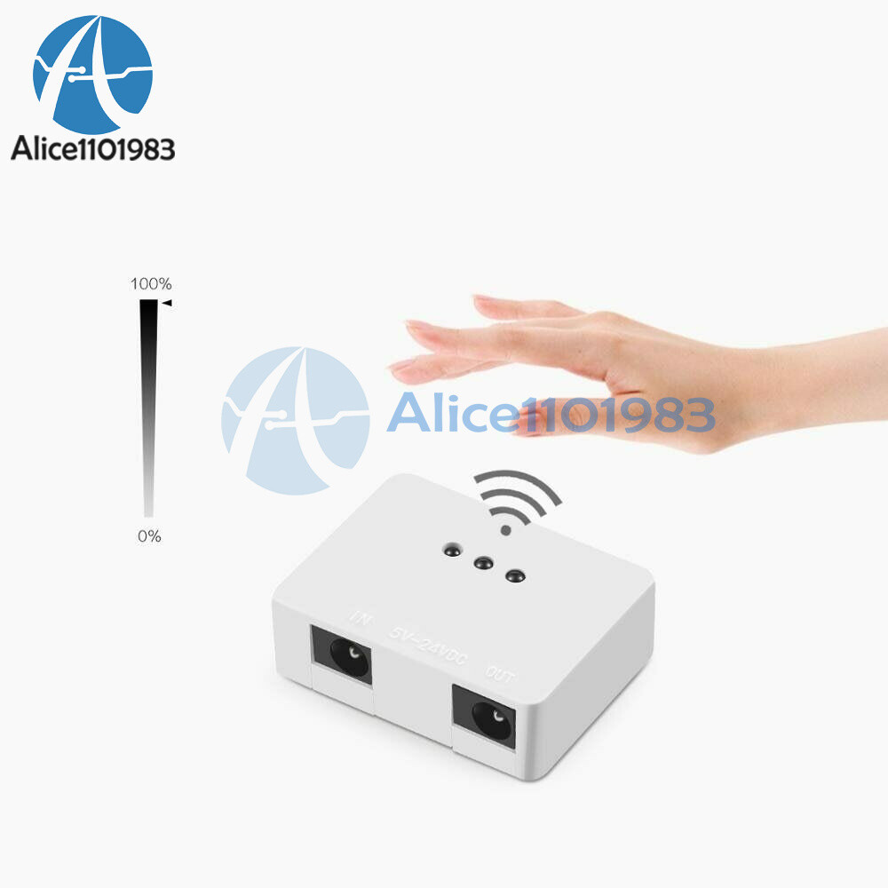 Hand Sweep/Touch Sensor Dimmer Switch for LED Strip Light DC 12V-24V ON/OFF Kit