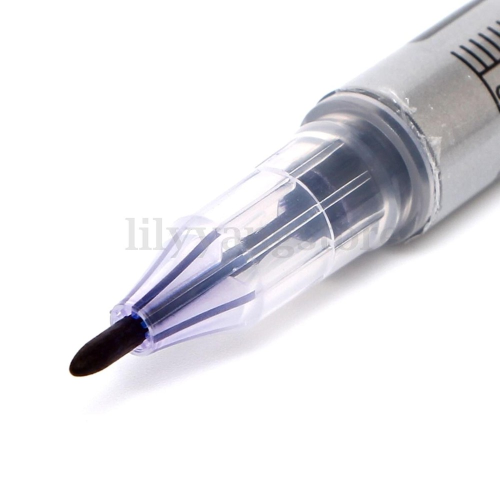 Microblading Semi Permanent Make Up Eyebrow Tattoo Waterproof Marking Pen+Ruler