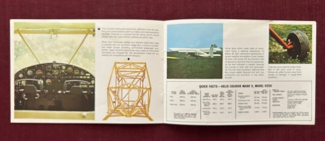 Helio Courier Mark 2 1965 Brochure
