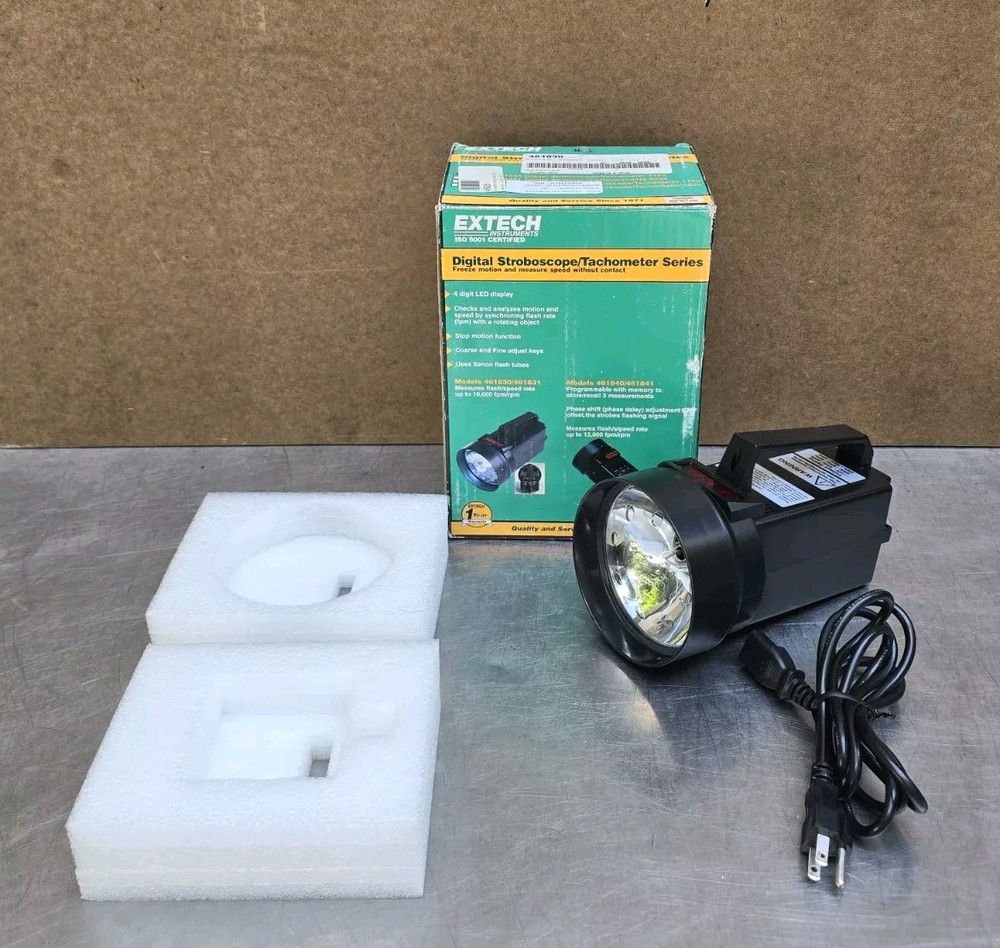 EXTECH DIGITAL STROBOSCOPE TACHOMETER 461830