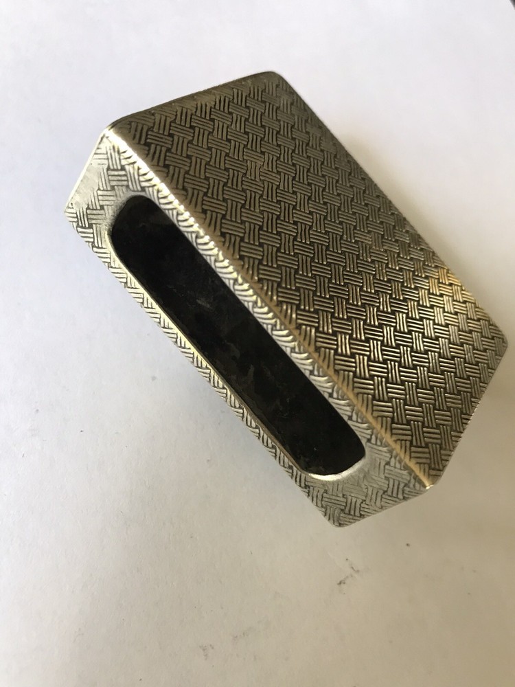 Russian Silver 84 Match Striker Box. marked 1874