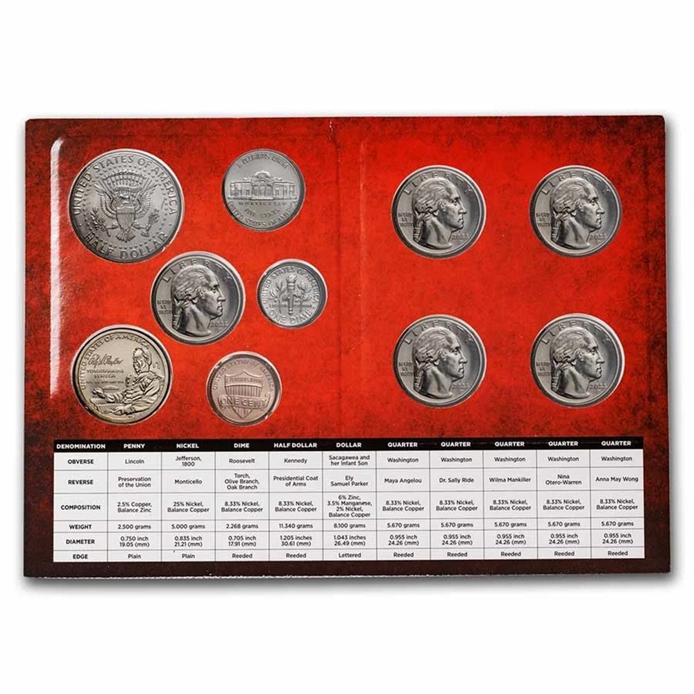 2022 PD US Mint Set (OGP) 20 coins