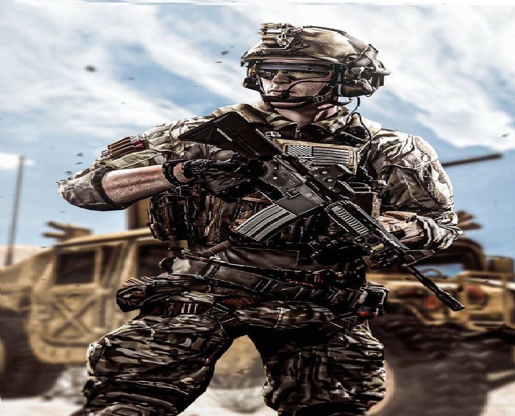 U.S Tactical Vest Military Police Airsoft Hunting Combat Training Gear Black