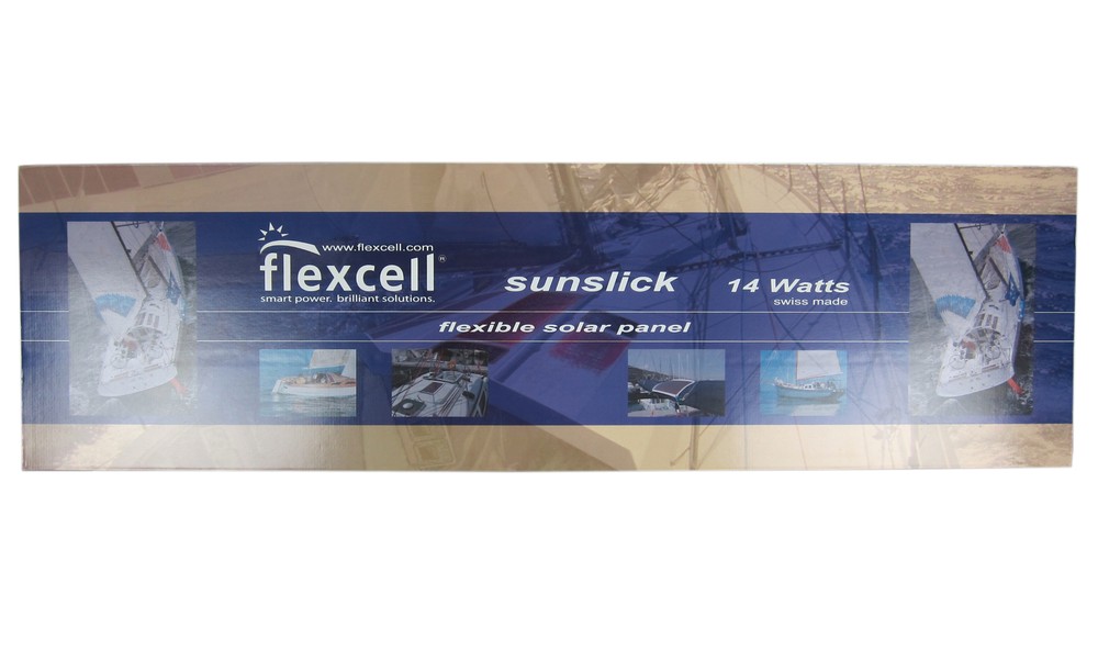 Flexcell Sunslick 14Watts Flexible Solar Panel for Marine & Yachting