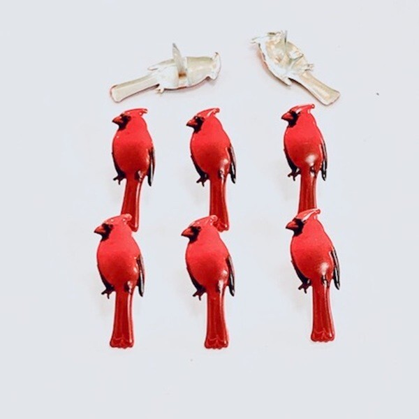 CARDINAL PROFILE SCRAPBOOKING DECORATIVE BRADS EYELET OUTLET 8 PCS