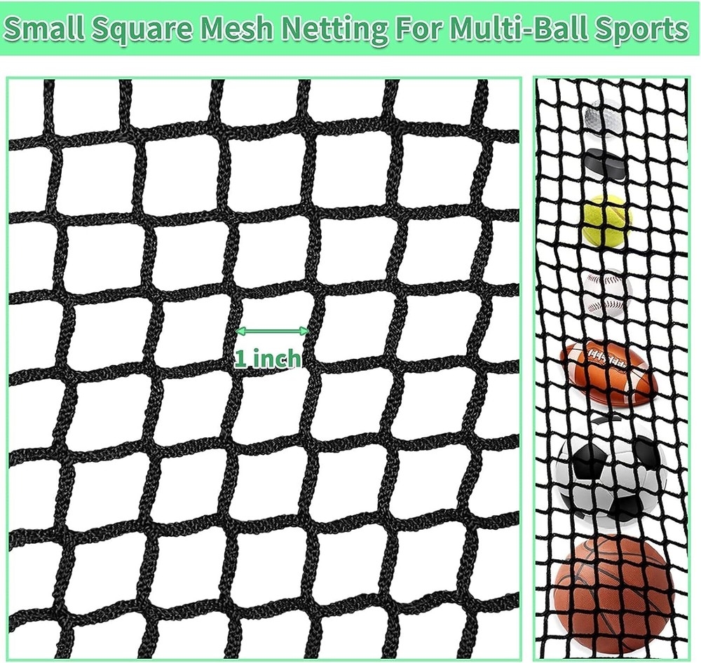 Multisport Application Golf Practice Net - Weather-Proof, 10x10ft to 20ft