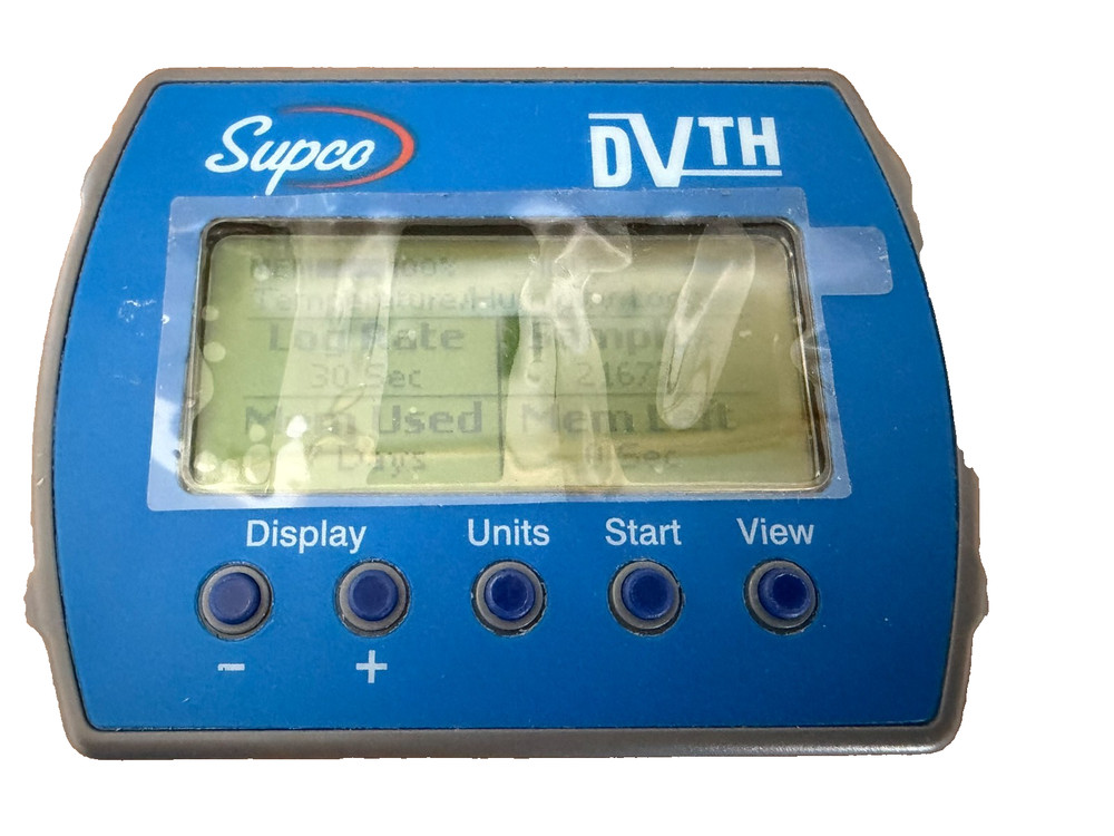 NEW Supco DVTH Temp Humidity Data Logger w/ Display USB Excel Export 40,000 Data