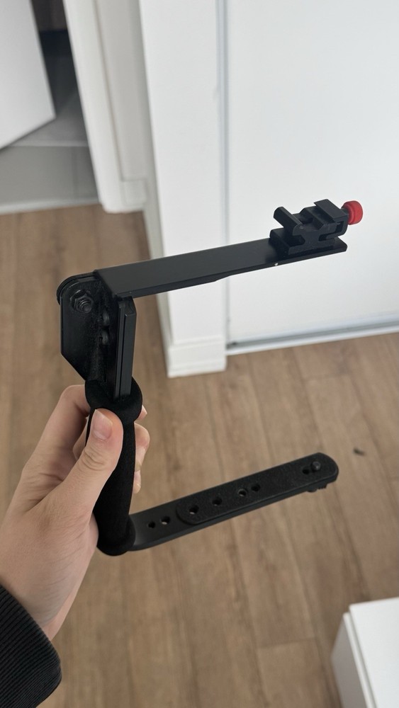Stroboframe Quick Flip Flash Bracket – Adjustable Arm with Foam Grip