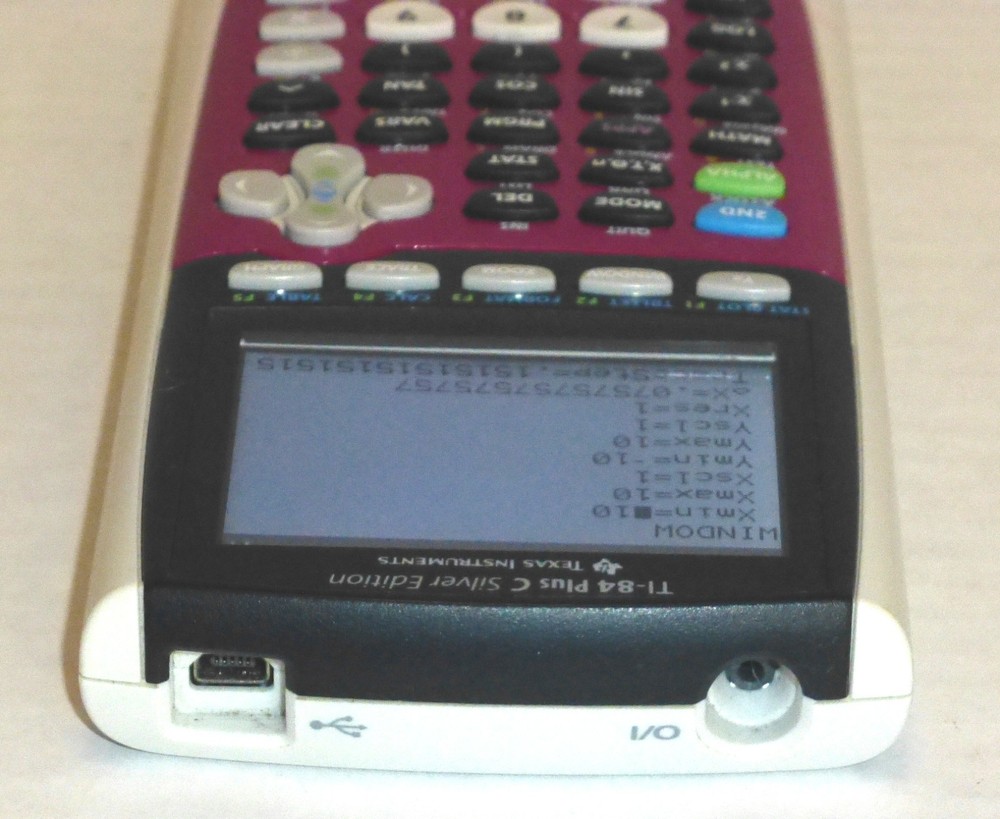 Texas Instruments TI-84 Plus C Silver Edition Graphing Calculator with Cover
