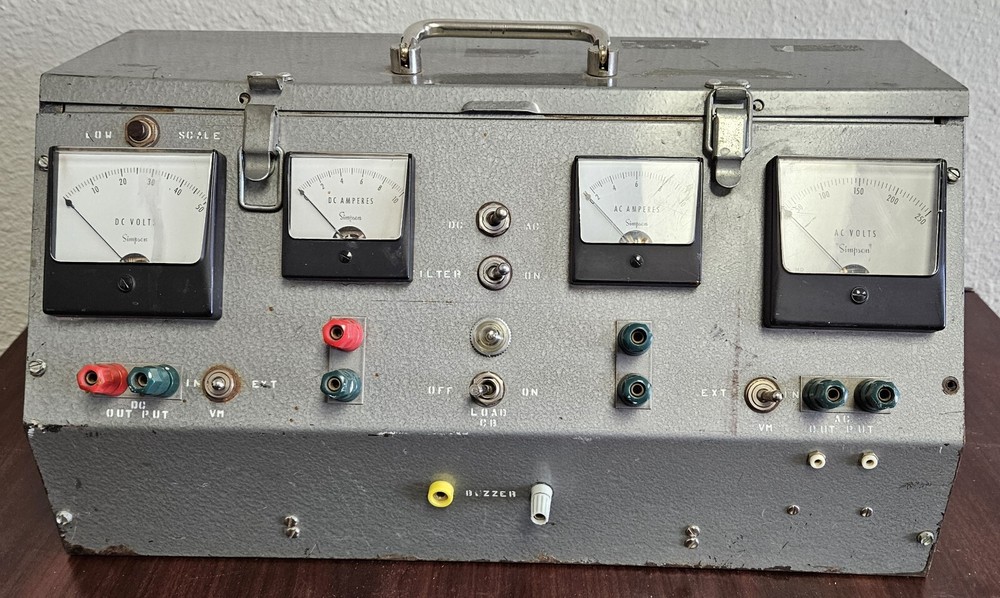 Simpson AC/DC Amperes Analogue Test Set.