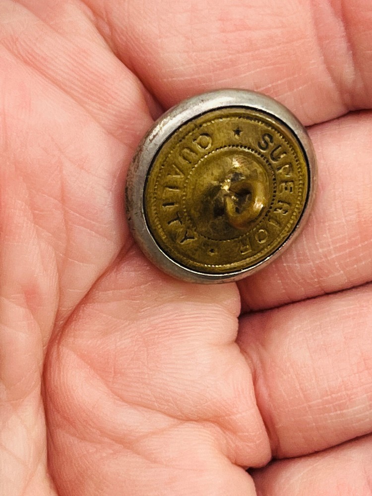 Antique St Joseph MO Fire Department FD Uniform Hat Jacket Button