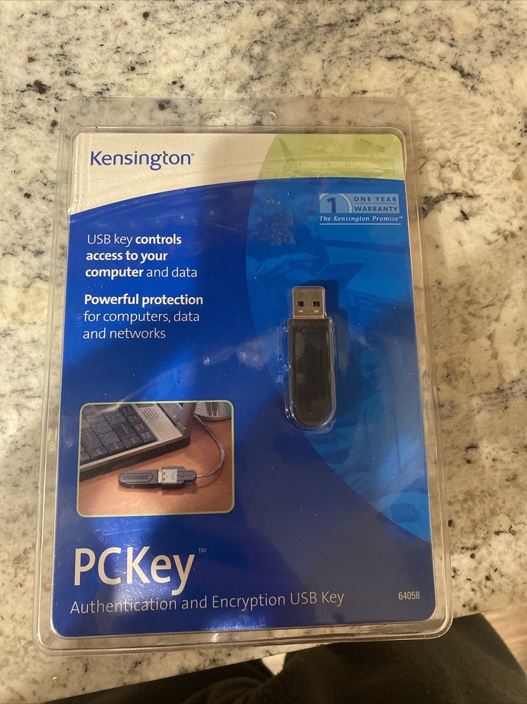 Kensington 64058 PC Key USB Security Device New Sealed