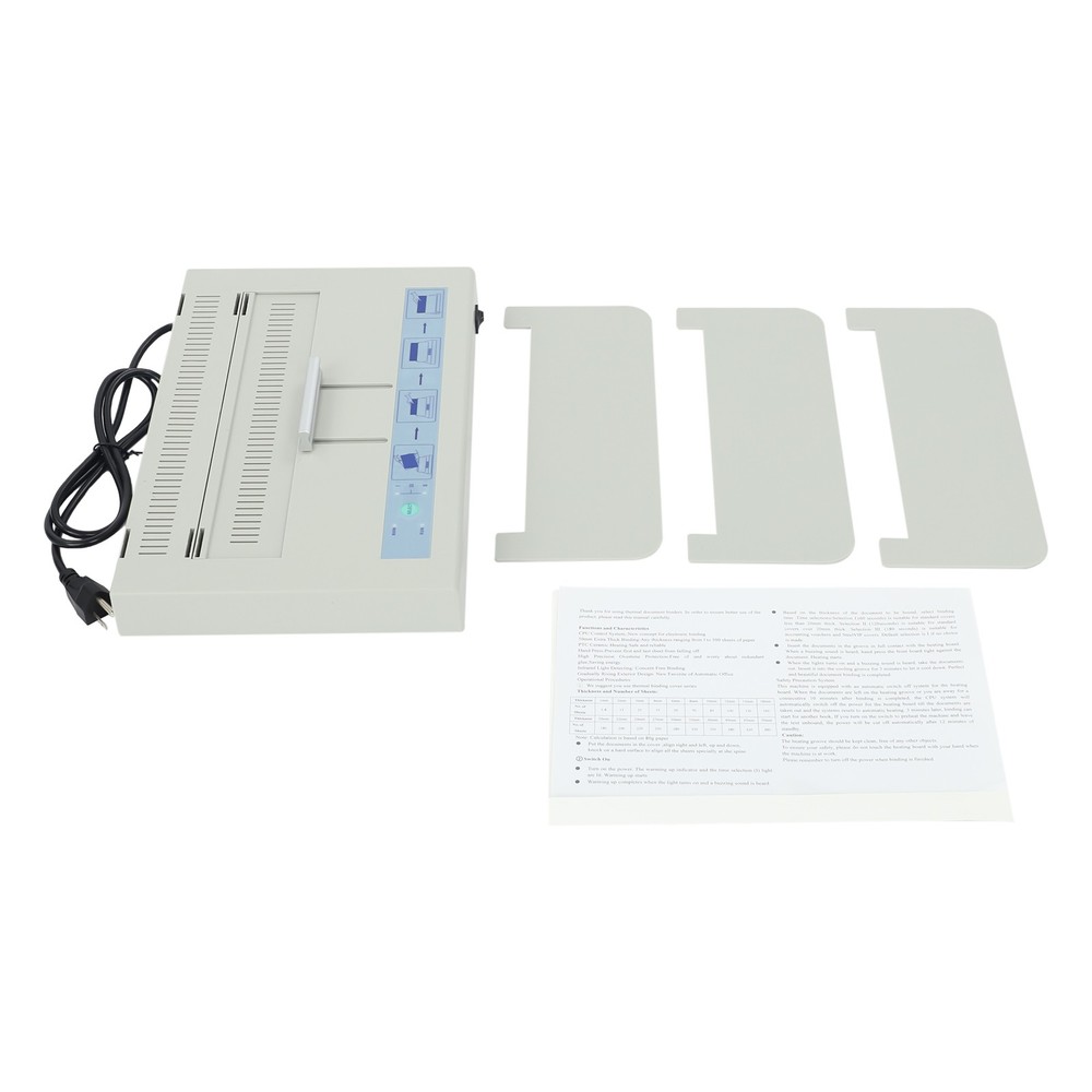 A3 A4 A5 Automatic Binder Machine Book Binder Perfect Binding Machine 110V