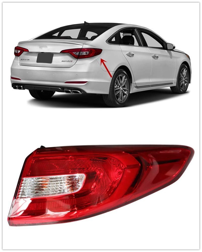 Tail Lights Assembly for 2015-2017 Sonata Right Side Halogen