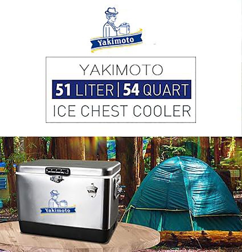Yakimoto Personalized Retro Wagons Legacy Cooler,54Qt Multi-function cooler