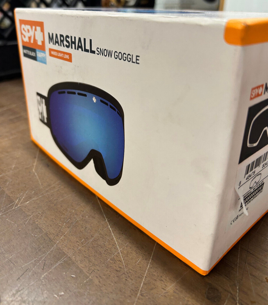 Spy + Marshall Snow Goggles- Matte Black *New