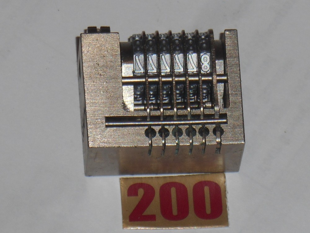 NEW letterpress numbering machine | 200