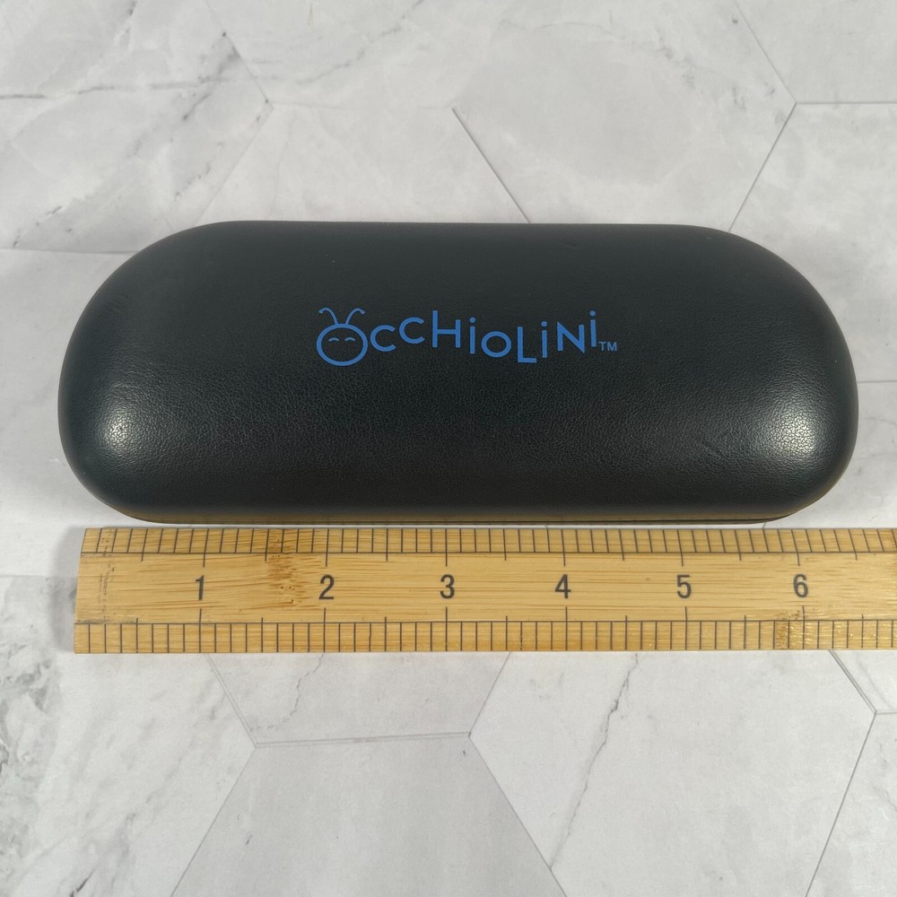 Occhiolini Eyeglasses Hard Case Portable Protective Case Black