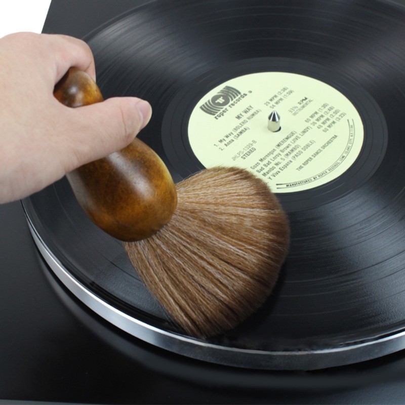 Multi-function Vinyl Record Cleaner Brush Vinyl Record LP Cleaning Brush Cleane