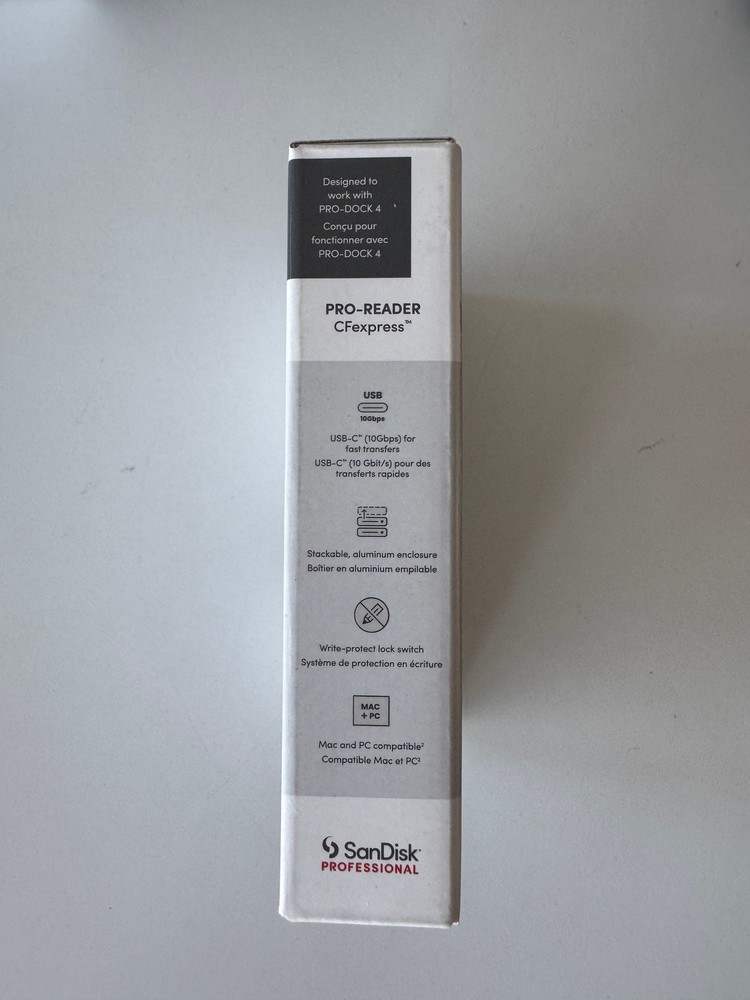 new SanDisk Professional PRO-READER CFexpress Card Reader SDPR1F80000G