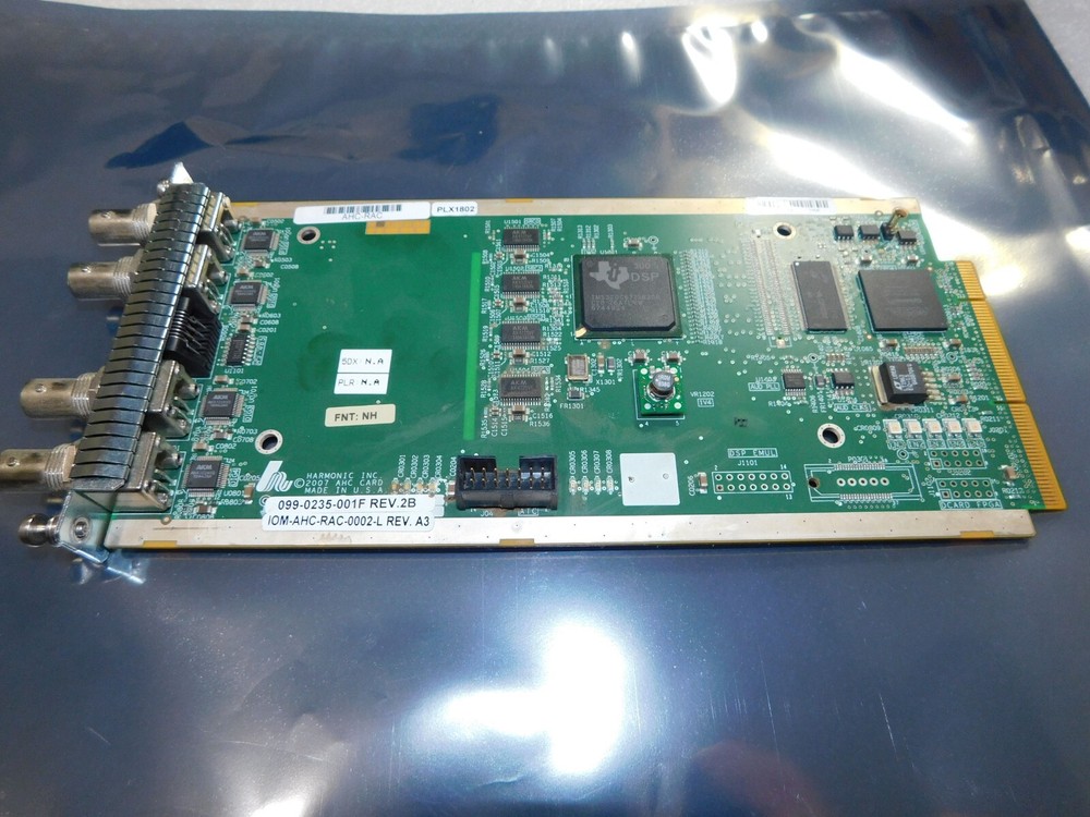 Harmonic AHC-RAC ENCODER IOM Card AUDIO Module for Harmonic Prostream Processor