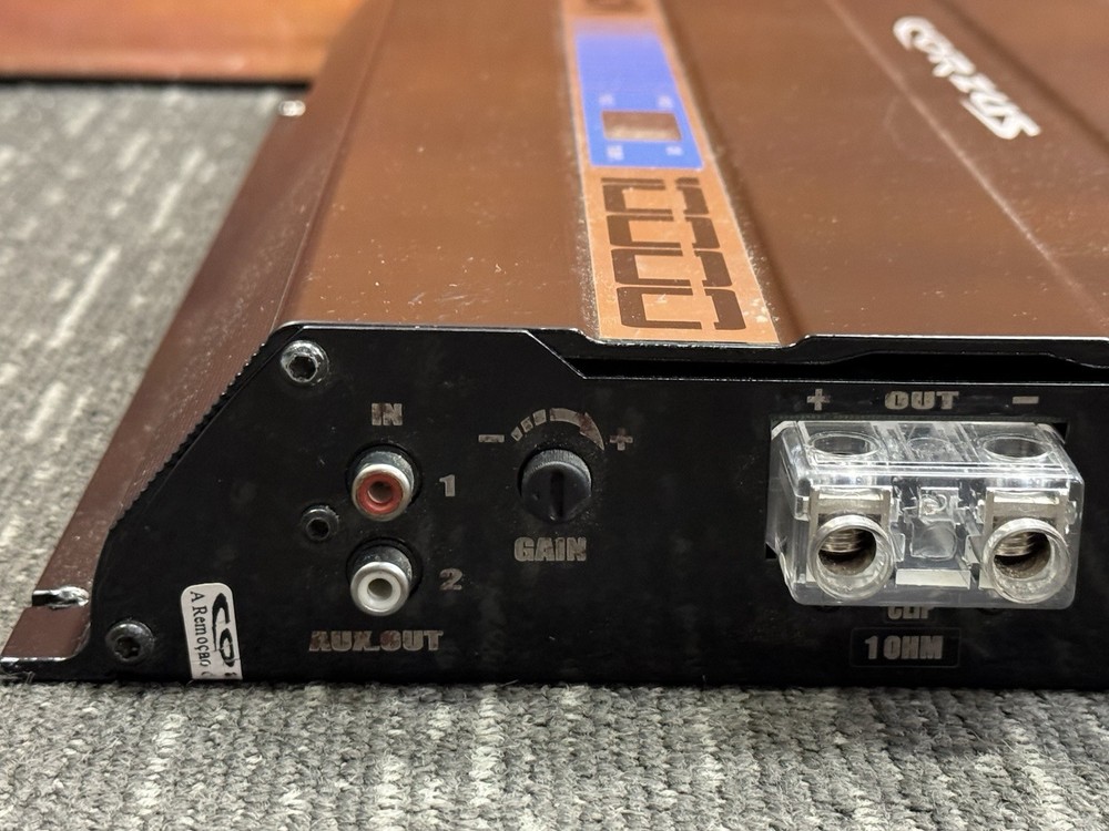 Corzus Revolution MD10000 10K W RMS 1 Channel 1 OHM Low Volt Amp w/ DSP