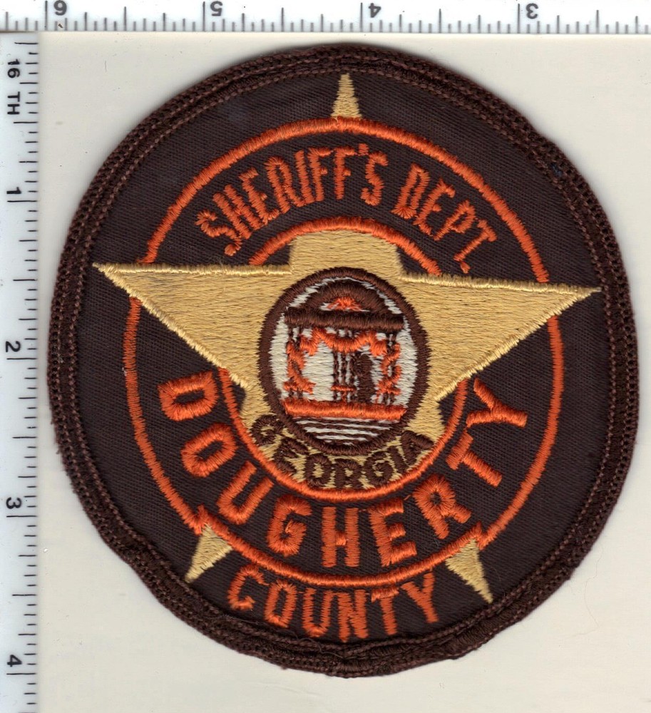 Dougherty County Sheriff's Dept (Georgia) Uniform Take-Off Shoulder Patch 1980's