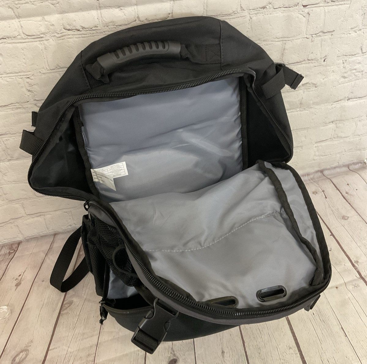 Louisville Slugger MV35140698 Athletic Baseball Backpack Black Grey OS