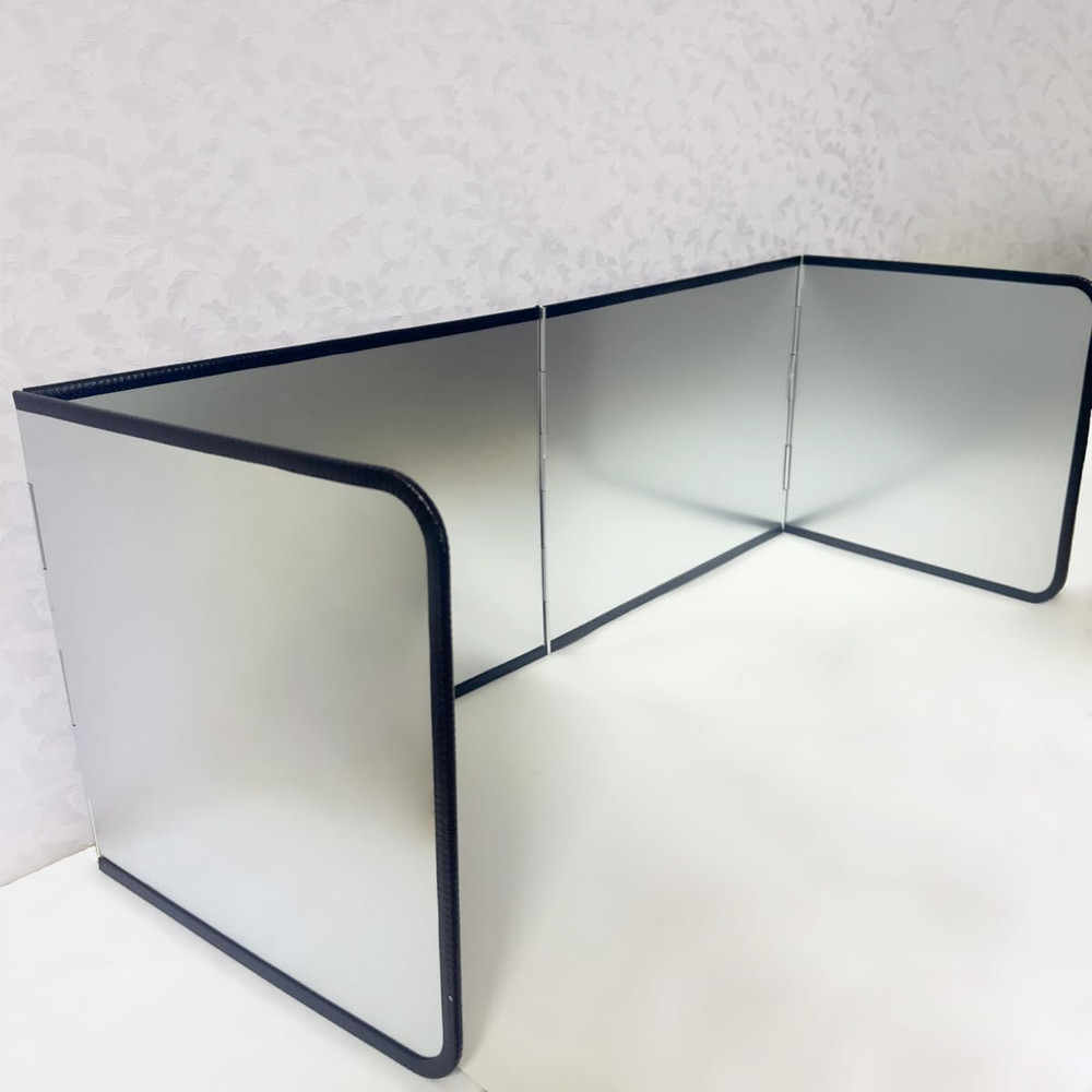 4 Sided Grease Splatter Guard, Foldable Splatter Screen for Stove Stainless Stee