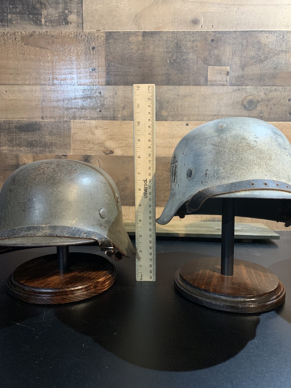 OWC-I-C Helmet Stands w/ height & Finish options, Lg & Sm dia. Tops &"Lift Kit"