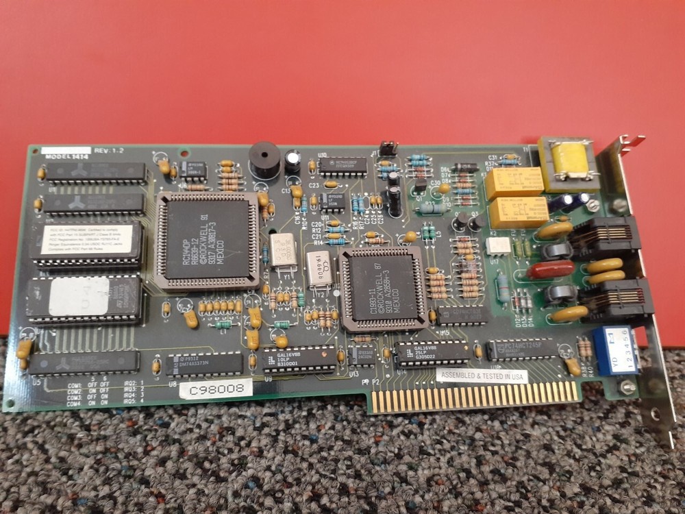"Vintage"  Generic Modem Card 1992