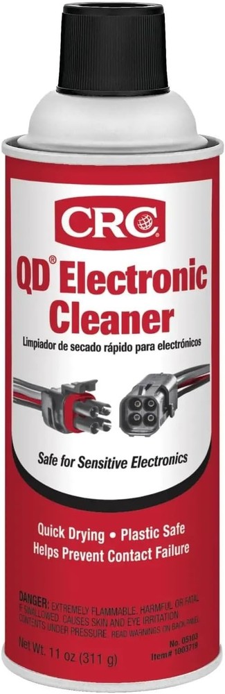 CRC 05101 QD Electronic Cleaner 4.5 oz, Quick Drying - Plastic Safe