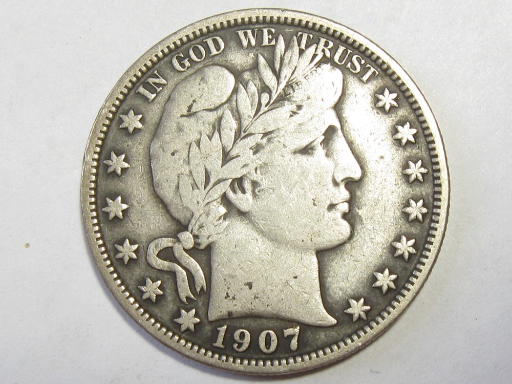 1907 Barber Half Dollar - 10631-2