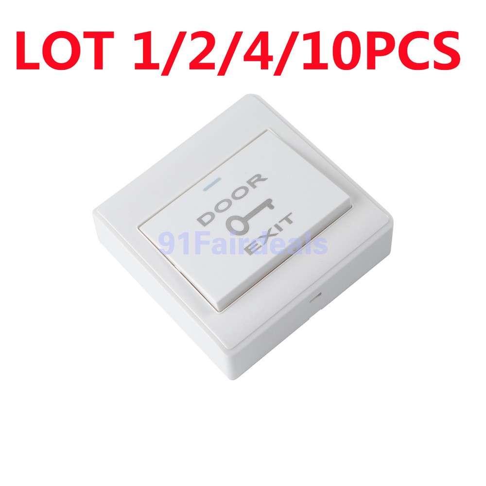 Lot Access Control Button No Nc Com, Door Push Release Button Switch 36V 3A USA
