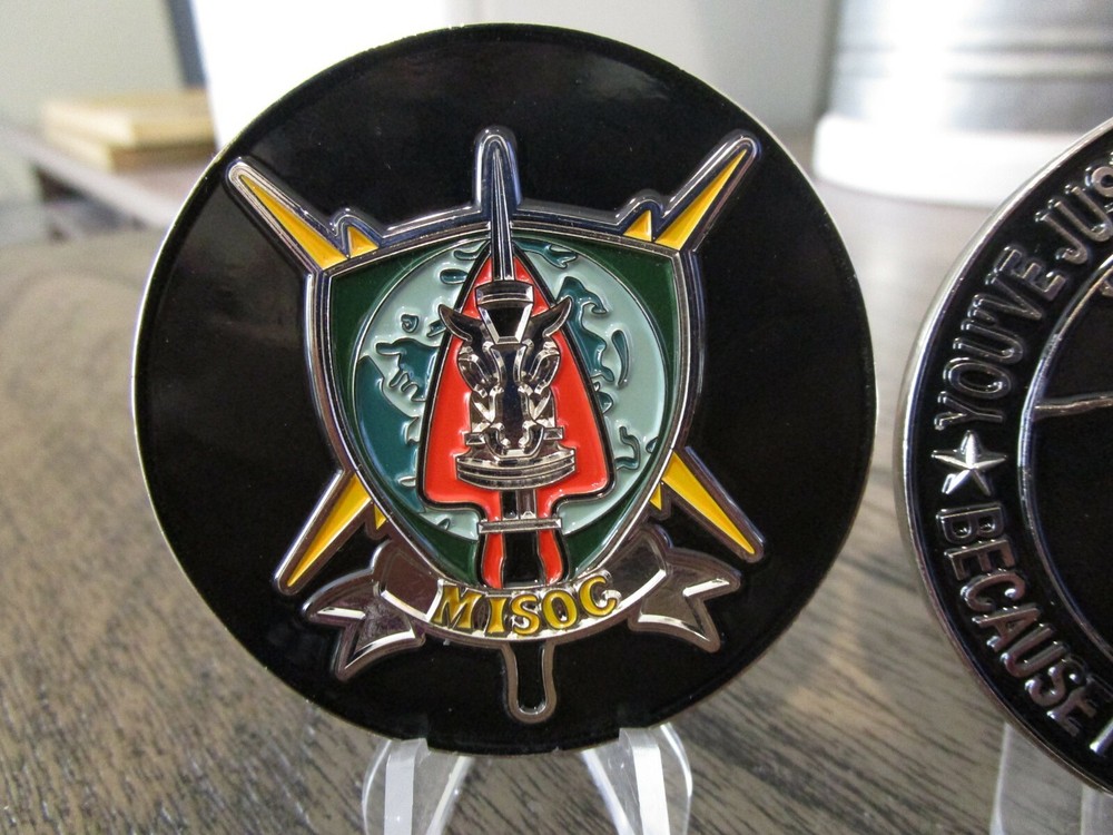 MISOC Military Information Support Command PSYOPS SOCOM Army Challenge Coin