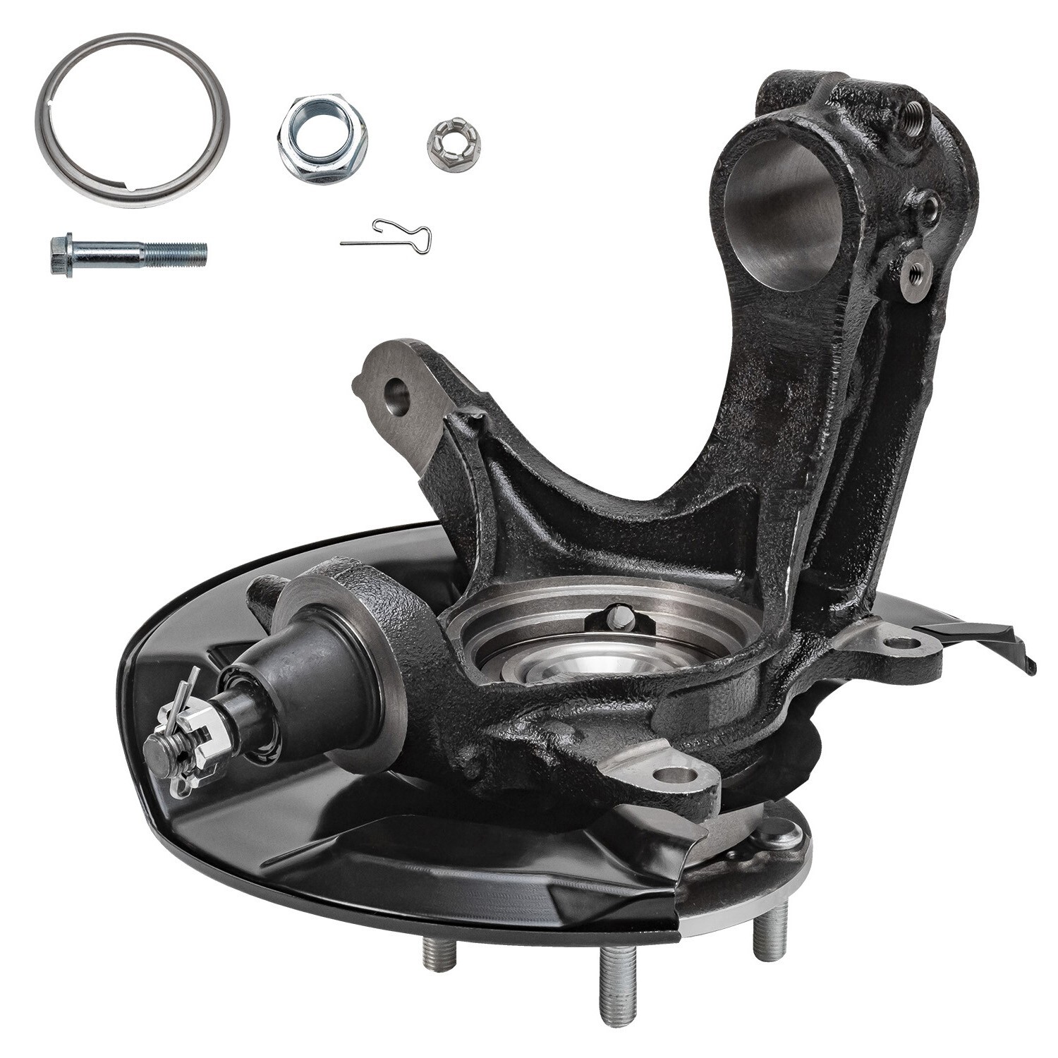 Front Left Steering Knuckle & Wheel Hub Bearing for 2013 2014-2016 Honda Accord